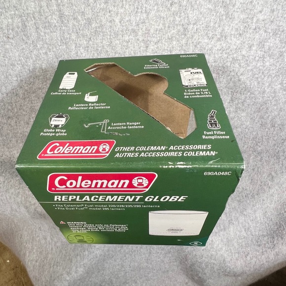 Coleman Replacement Globe Fuel 220 228 235 290 Dual Fuel Lantern 295 690A048C - Picture 2 of 8